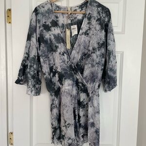 Elan Monochrome Tie-Dye jumpsuit